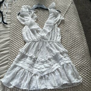 Only worn once white saints and secrets grad dress size small